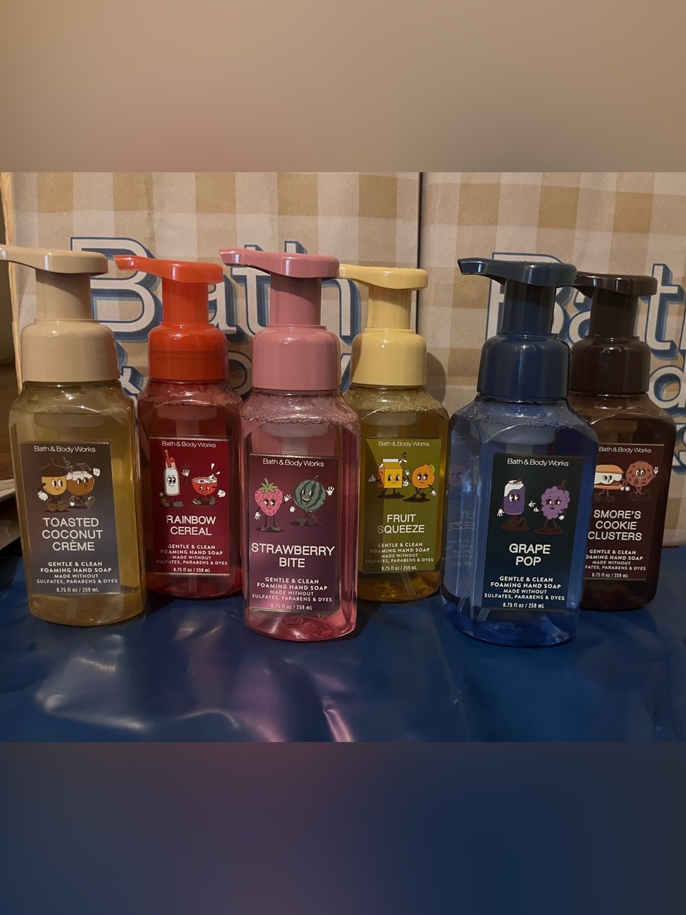 BATH AND BODY EORKS FALL Foaming Hand Soap bundle x6